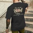 Das Ist Ein Kirchhoff Ding Lustiges Familie Kirchhoff T-Shirt mit Rückendruck Geschenke für Ihn