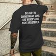 Das Ist Ein Zimmermann Ding Family T-Shirt mit Rückendruck Geschenke für Ihn