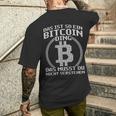 Das Ist So Ein Bitcoin Ding Lustiges Bitcoin Blockchain T-Shirt mit Rückendruck Geschenke für Ihn