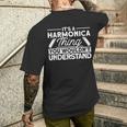 Das Ist So Ein Harmonica Ding Musician S T-Shirt mit Rückendruck Geschenke für Ihn