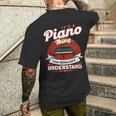 Das Ist So Ein Klavier Ding Pianist T-Shirt mit Rückendruck Geschenke für Ihn