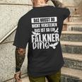 Das Muss Du Nicht Understand Is So Ein Falkner Ding S T-Shirt mit Rückendruck Geschenke für Ihn