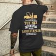 Der Will Nur Forklift Driving Forklift Driver Forklift T-Shirt mit Rückendruck Geschenke für Ihn