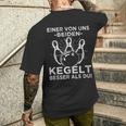 Eineron Uns Beiden Kegelkönig T-Shirt mit Rückendruck Geschenke für Ihn