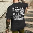 Es Ist Ein Boston Terrier-Ding Boston Terrier T-Shirt mit Rückendruck Geschenke für Ihn