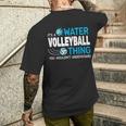 Es Ist Ein Wasservolleyball-Ding Wassersport Poolvolleyball T-Shirt mit Rückendruck Geschenke für Ihn