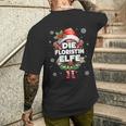 Floristin Elfe Weihnachten Elfen & Weihnachtselfen T-Shirt mit Rückendruck Geschenke für Ihn