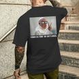 Fünf Bier Römisch Fünf Du Gottloser Gottloser Pope German T-Shirt mit Rückendruck Geschenke für Ihn