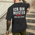 Slogan For Meister Crafts T-Shirt mit Rückendruck Geschenke für Ihn