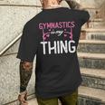 Gymnastik Ist Mein Ding Akrobatik Akrobatin Turnen T-Shirt mit Rückendruck Geschenke für Ihn