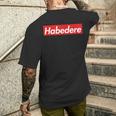 Habedere Red Box Logo Habe Die Ehre Bavarian T-Shirt mit Rückendruck Geschenke für Ihn