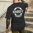 Hardy Geschenk Lustiger Nachname Familienbaum Geburtstag Wiedervereinigung Idee T-Shirt mit Rückendruck Geschenke für Ihn