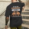 Hundehalter Sachen Ist So Ein Bullmastiff Ding Bullmastiff T-Shirt mit Rückendruck Geschenke für Ihn