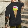 Ice Cone T-Shirt mit Rückendruck Geschenke für Ihn