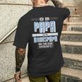 Ich Bin Papa Und Bonuspapa Was Sind Dein Superkraft I'm T-Shirt mit Rückendruck Geschenke für Ihn