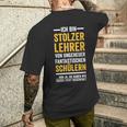 Ich Bin Stolzer Lehreron Fantastische Students T-Shirt mit Rückendruck Geschenke für Ihn