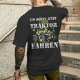 Ich Würde Jetzt Lieber Traktor Fahren T-Shirt mit Rückendruck Geschenke für Ihn