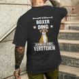 Ist So Ein Boxer Ding Hund Saying T-Shirt mit Rückendruck Geschenke für Ihn