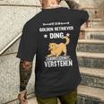 Ist So Ein Golden Retriever Ding Dog Slogan T-Shirt mit Rückendruck Geschenke für Ihn