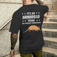 Ist So Ein Gürteltier Ding Lustiger Spruch Gürteltiere T-Shirt mit Rückendruck Geschenke für Ihn