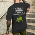 Ist So Ein Leguan Ding Lustiger Spruch Leguane T-Shirt mit Rückendruck Geschenke für Ihn