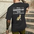 Ist So Ein Savannah Cat Ding T-Shirt mit Rückendruck Geschenke für Ihn