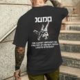 Judo Kunst Sachen Falten In Denen Noch Menschen Stecken Judo T-Shirt mit Rückendruck Geschenke für Ihn