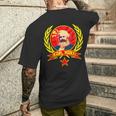 Karl Marx Soviet Communism Propaganda T-Shirt mit Rückendruck Geschenke für Ihn