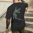 Lizardintage Gecko T-Shirt mit Rückendruck Geschenke für Ihn