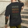 Love Heart Huss Grungeintage Style Huss T-Shirt mit Rückendruck Geschenke für Ihn