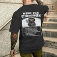 Meineier Stimmung Job Profession T-Shirt mit Rückendruck Geschenke für Ihn