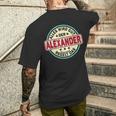 Name Alexander Alles Wird Gut Der Alexander Regelt Das T-Shirt mit Rückendruck Geschenke für Ihn