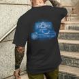 Plan De Laoiture De Course Rétro Morgan 3 Wheeler T-shirt imprimé au dos Cadeaux pour lui