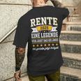 Rente 2025 Rentner 2025 Renteneintritt 2025 T-Shirt mit Rückendruck Geschenke für Ihn