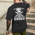 Sei Nett Zu Mir Ich Koche Dein Essen S T-Shirt mit Rückendruck Geschenke für Ihn