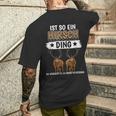 Stag Rotwild Sachen Ist So Ein Stag S T-Shirt mit Rückendruck Geschenke für Ihn