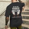 Storcheogel Sachen Ist So Ein Stork Ding Stork T-Shirt mit Rückendruck Geschenke für Ihn