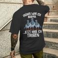 Taube Früher War Ich Normal Jetzt Taubenzucht T-Shirt mit Rückendruck Geschenke für Ihn