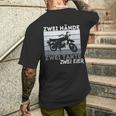 Zwei Hands Zwei Takte Simson Ddr Moped Two Strokeintage T-Shirt mit Rückendruck Geschenke für Ihn