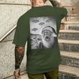 Santa Claus Selfie With Ufos Weird Christmas 2024 Men's T-shirt Back Print Gifts for Him