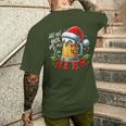 Ho Ho Hol Mir Mal Ein Bier Christmas T-Shirt mit Rückendruck Geschenke für Ihn