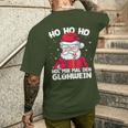 Hol Mir Mal Den Glühwein Annoyed Santa T-Shirt mit Rückendruck Geschenke für Ihn