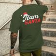 Team Santa Christmas T-Shirt mit Rückendruck Geschenke für Ihn