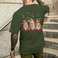 Weihnachtsmotiv Merry Christmas T-Shirt mit Rückendruck Geschenke für Ihn