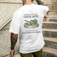 Andere Gehen Zur Therapie Motorcycle T-Shirt mit Rückendruck Geschenke für Ihn