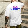 Club Hardy Family Reunion Squad First Name Last Name T-Shirt mit Rückendruck Geschenke für Ihn