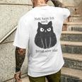 Nett Kann Ich Auch Bringt Aber Nix Cat Fun Gray S T-Shirt mit Rückendruck Geschenke für Ihn