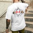 Suzuki Surname Chest Name Goods Clothing Letters Letters Gray T-Shirt mit Rückendruck Geschenke für Ihn