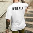 Team O'neale Surname Familia Proud Family T-Shirt mit Rückendruck Geschenke für Ihn