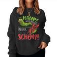 Raupe Müsste Man Sein Zack Butterfly Schlafessen Essen Sweatshirt Frauen